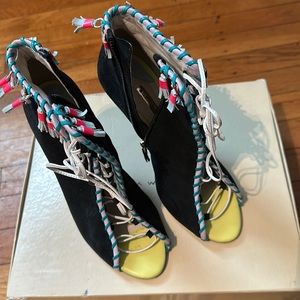 Preloved Authentic Sophia Webster Swaw1476 Blk shoe IT Sz38